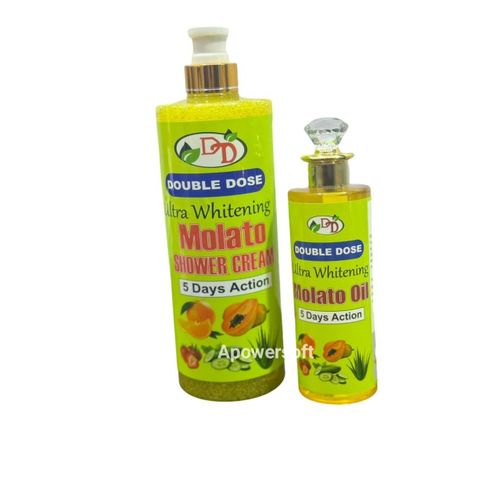 Double Doze Ultra Whitening Molato Shower Cream And Oil