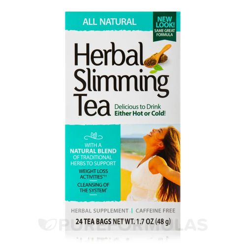 21st Century All Natural Herbal Slimming Tea - 24 Tea Bags
