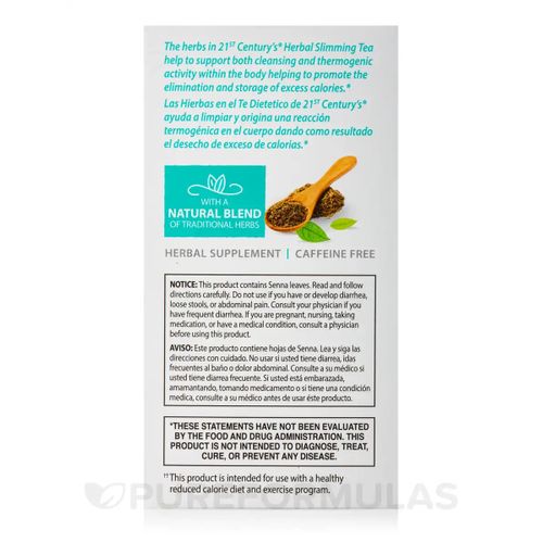 21st Century All Natural Herbal Slimming Tea - 24 Tea Bags