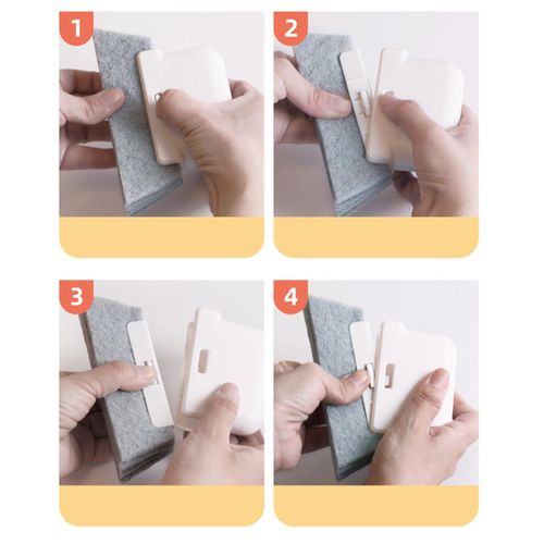 3 Window Track Cleaning Brush Washable For Door,Window
