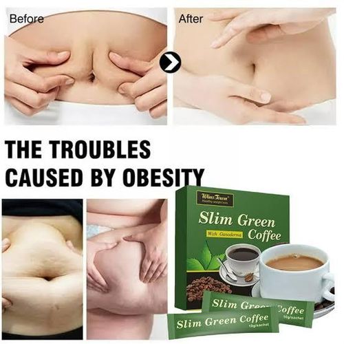 Wins Town Slim Green Coffee with Ganoderma,Weight Loss Coffee,180g
