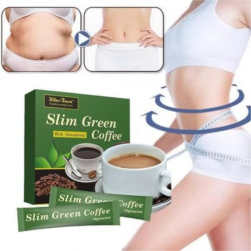Wins Town Slim Green Coffee with Ganoderma,Weight Loss Coffee,180g