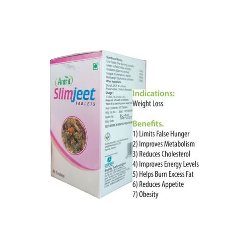 Herbal AMRIT SLIMJEET - False Hunger, Cholesterol, Excess Fat , Appetite