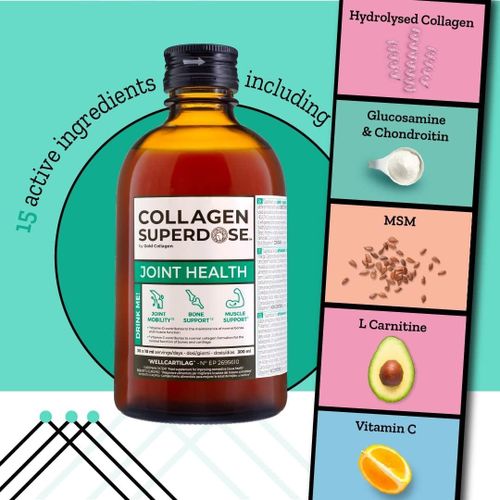 Gold Collagen SUPERDOSE For Joint Health, 300ml