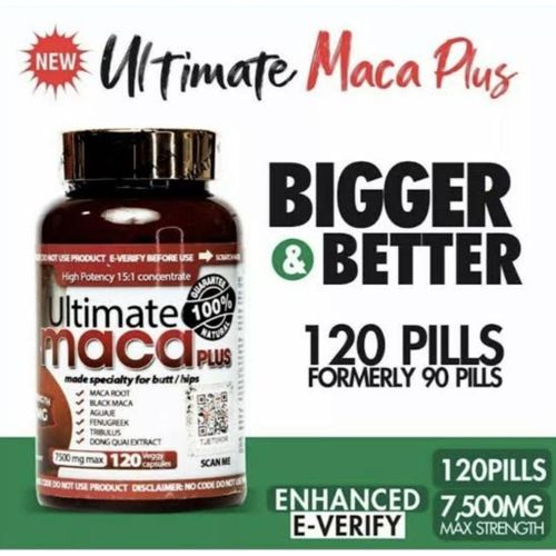 New Ultimate Maca Plus 7500mg For BiggerButt And Hips