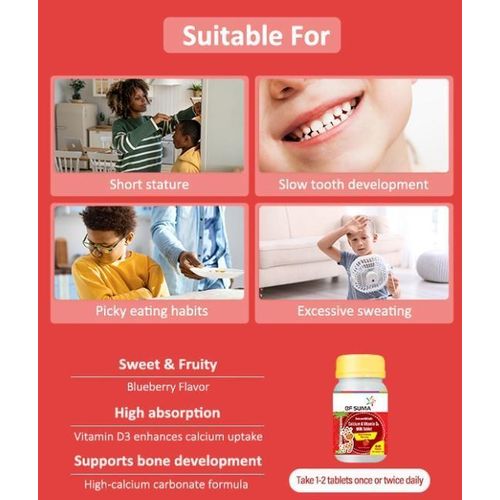BFSuma Calcium And Vitamin D3 Milk Tablets