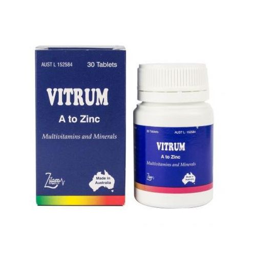 Vitrum A To Zinc Multivitamins & Minerals 30&rsquo;S