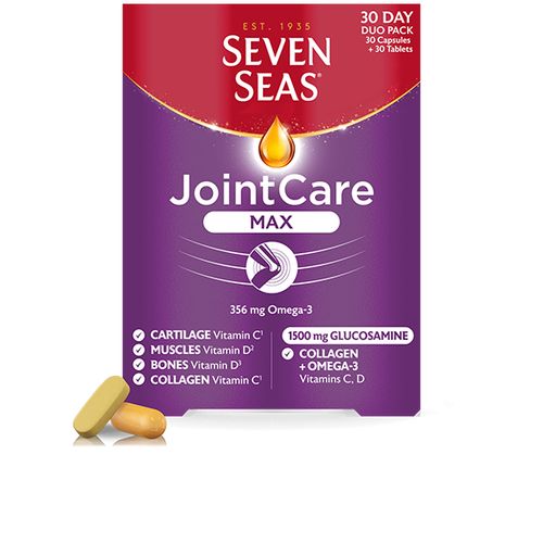 Seven Seas  Jointcare Max Tablets/Capsules 30&rsquo;S SupportS Bones, Muscles, Cartilage and Collagen Formation And Has Omega 3.