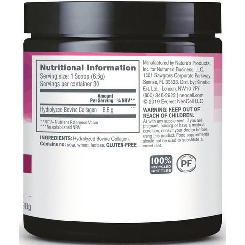 Neocell Super Collagen Powder - Supports Healthy Skin, Hair, Nails, And Joints, 198g