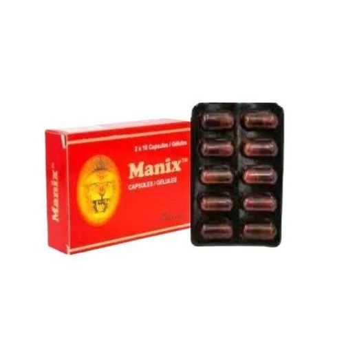 Manix Supplement Men Reproductive Health Reduces Stress, Depression Elevates Moods And Improves Sperm Mobility - 20 Caps