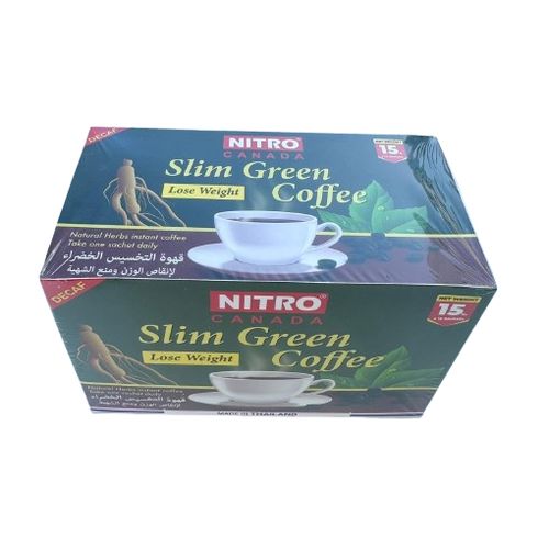Nitro Canada Weight Loss Slimming Green Coffee (15g &times; 12 Sachets)