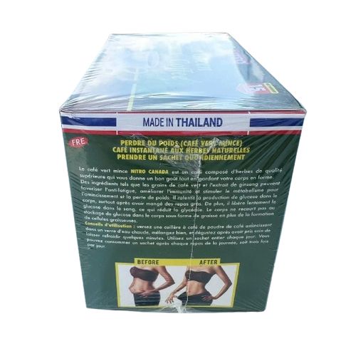 Nitro Canada Weight Loss Slimming Green Coffee (15g × 12 Sachets)