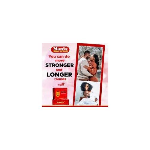 Manix Supplement Men Reproductive Health Reduces Stress, Depression Elevates Moods And Improves Sperm Mobility 20 Caps