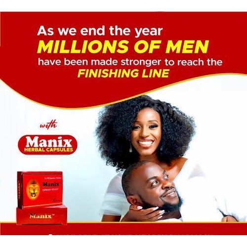 Manix Supplement Men Reproductive Health Reduces Stress, Depression Elevates Moods And Improves Sperm Mobility 20 Caps