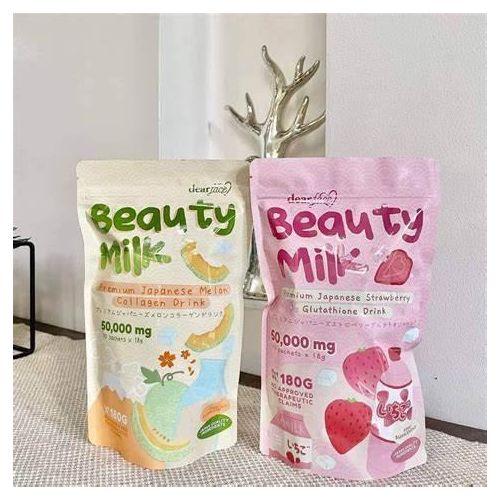 10 sacket Pack Dear Face Beauty Milk Collagen Drink Collagen Powder