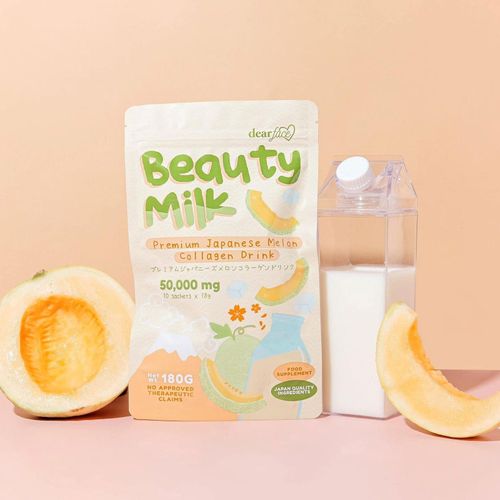 10 sacket Pack Dear Face Beauty Milk Collagen Drink Collagen Powder