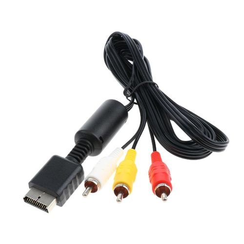 AV Adapter Cable 3//PS1 Composite Audio Video .8m/6ft