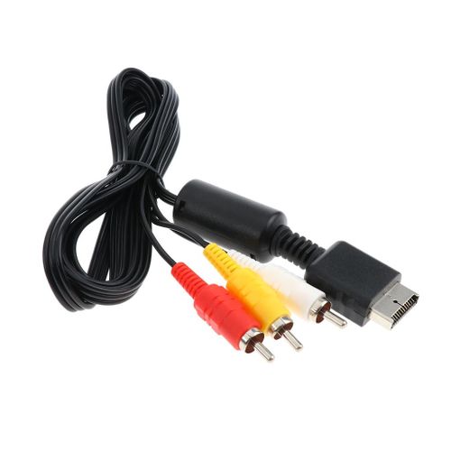 AV Adapter Cable 3//PS1 Composite Audio Video .8m/6ft