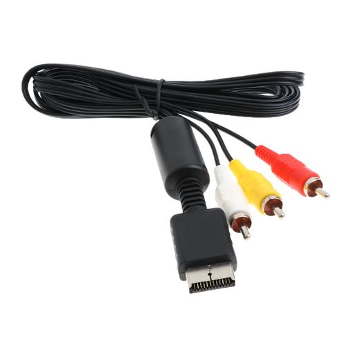 AV Adapter Cable 3//PS1 Composite Audio Video .8m/6ft