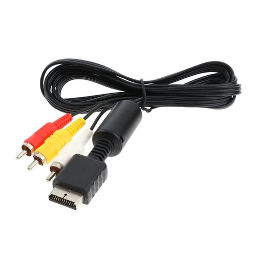 AV Adapter Cable 3//PS1 Composite Audio Video .8m/6ft
