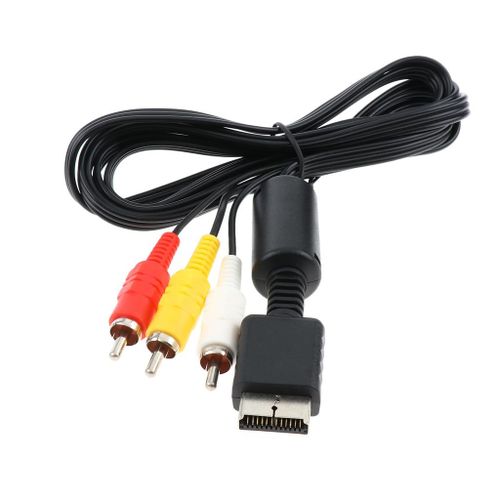 AV Adapter Cable 3//PS1 Composite Audio Video .8m/6ft
