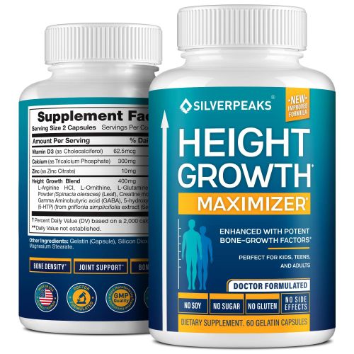 Height Growth Maximizer With Calcium For Bone Strength - 60Caps