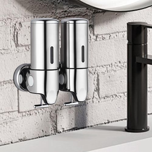 2 Pieces Soap Dispenser Container Lotion Dispenser Wall