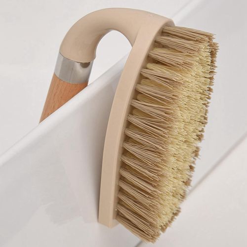 2 Multifunctional Household Cleaning Brush Wooden Handle