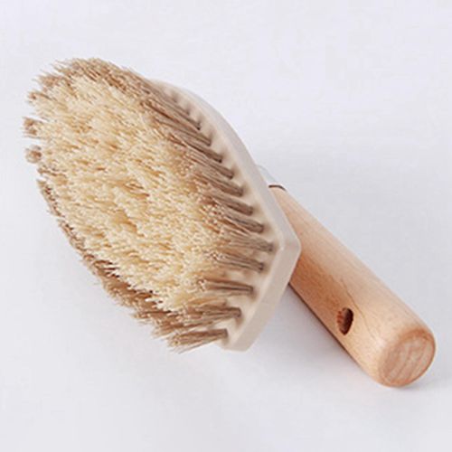 2 Multifunctional Household Cleaning Brush Wooden Handle
