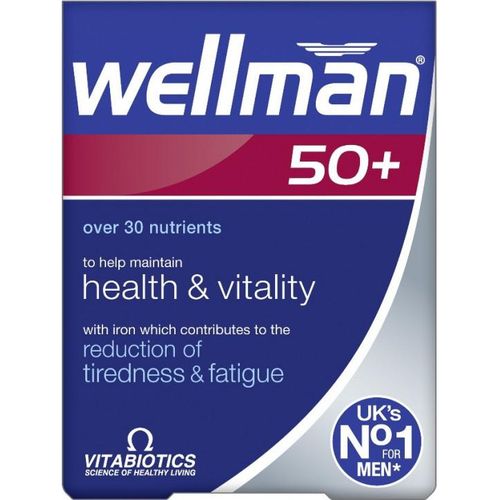 Vitabiotics Wellman 50+ Multivitamin 30&rsquo;s-Multicolour