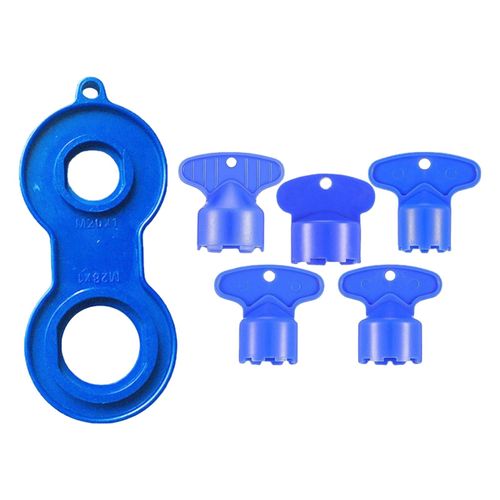 6PCS Cache Sink Tap Faucet Aerator Key Removal Wrench Tool M16.5- B