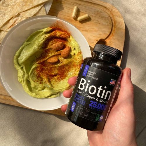 Biotin & Collagen Vitamins For Hair, Skin And Nails - Premium Biotin Supplement For Hair Grow