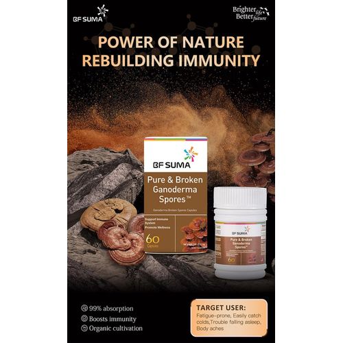 American Pure & Broken Garnoderma Spores