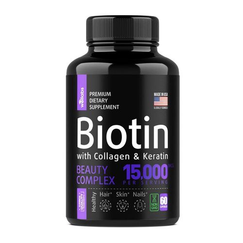 Biotin & Collagen Keratin For Hair, Nails & Skin