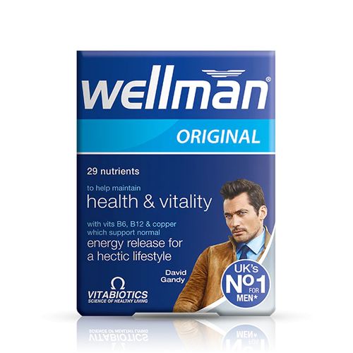 Vitabiotics Wellman Original Multivitamin 30's-Multicolour