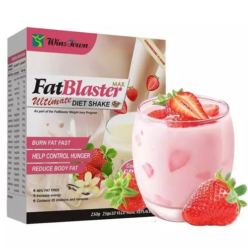 Wins Jown Fat Blaster Ultimate Diet Shake- Strawberry Flavour- 250g