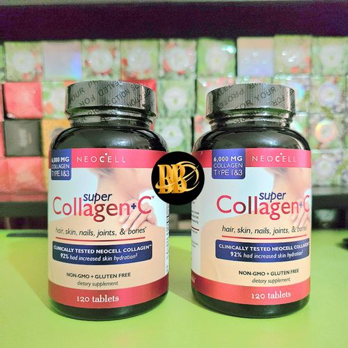 Neocell Super Collagen C, Type 1 & 3, 6,000 mg - 120Tabs