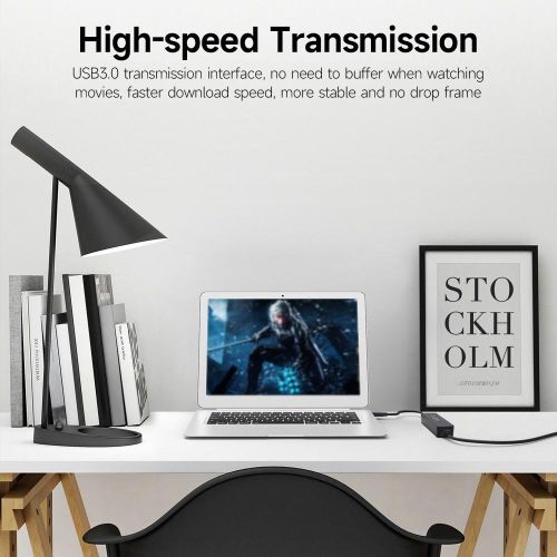 Portable Network Card Converter USB3.0 to RJ45 Gigabit Network Card Adapter High-speed Transmission Wide Compatibility NO5140