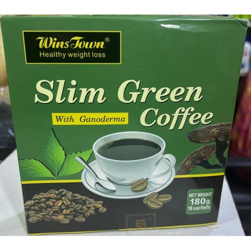 Winstown Slim Green Coffee With Ganoderma Instant Coffee Weight Loss