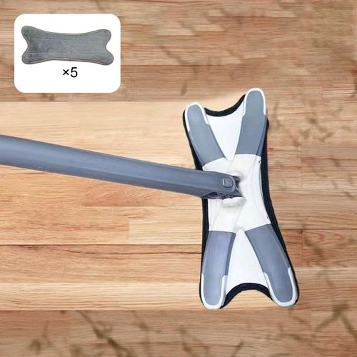 Microfiber Mop Self Wringing X Type Flat Floor Mop For