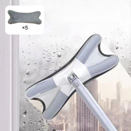 Microfiber Mop Self Wringing X Type Flat Floor Mop For