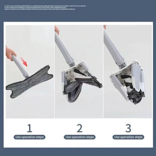 Microfiber Mop Self Wringing X Type Flat Floor Mop For