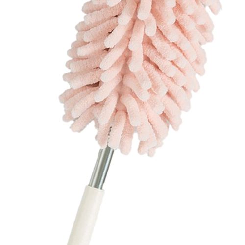 2 Chenille Duster Retractable Desktop Duster Brush Pink