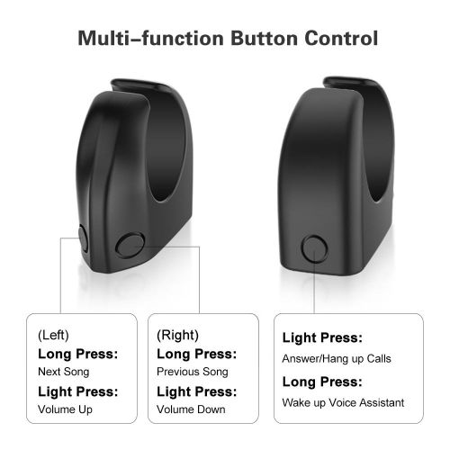 Wireless Waterproof Phone Controller Button Remote Controller for Bike Motorbike Scooter