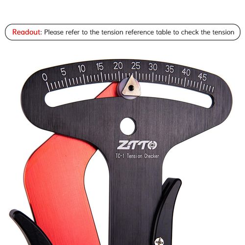 Bicycle Spoke Tension Meter Aluminum Alloy Tension Measuring Tool Weel Repair Tool Tensionmeter NO5114