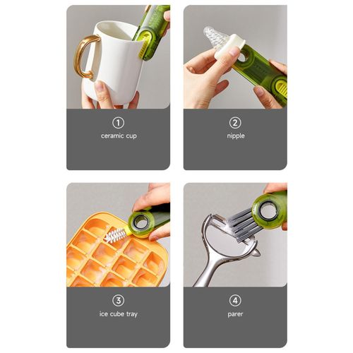 3 Pieces Multifunctional Cleaning Brush Household Kitchen