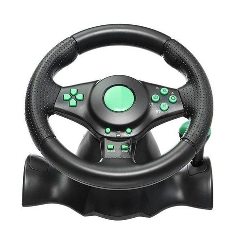 PC Gaming Vibration Racing Steering Wheel Pedals Controller For XBOX 360 PS3 PS2