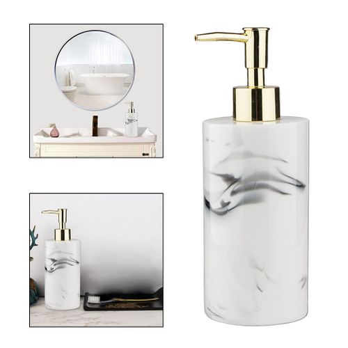 Hand Soap Dispenser Refillable Shampoo 350ml White
