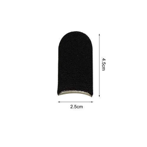 1 Pair Touch Screen Finger Sleeves Non-Scratch Nylon Fiber-