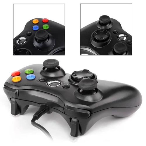 Xbox 360 And PC USB Wired Controlle r- Black